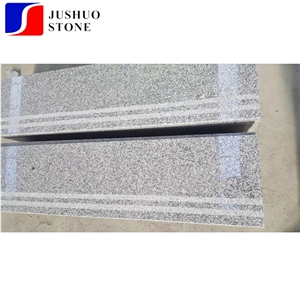 Crystal Grey Granite G603 Stone Thin Steps for Inner Stairs Decoration