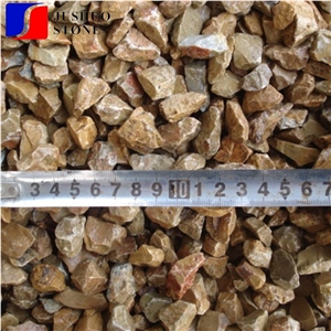 Machine Tumbled Pebble Stone with Natural Top for Road Building Dec