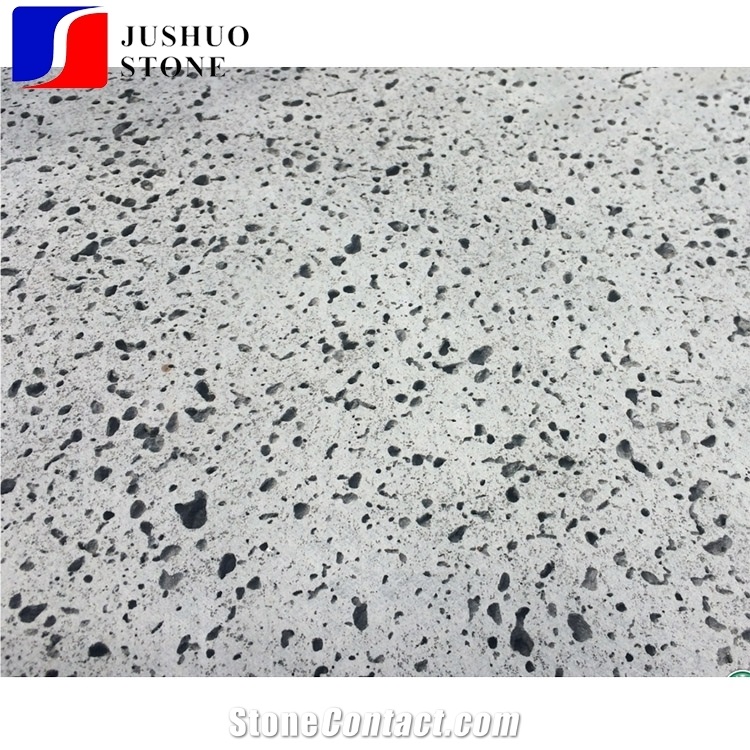 Moon Surface Hainan Spot Grey Basalt,China Lava Stone Tile Slab