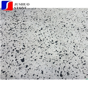 Moon Surface Hainan Spot Grey Basalt,China Lava Stone Tile Slab