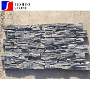 Natural Sesame Grey Loose Ledge Culture Slate for Wall Cladding Decor