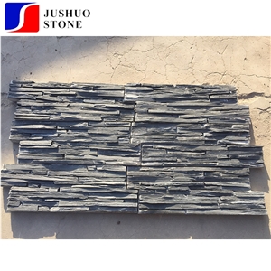 Natural Sesame Grey Loose Ledge Culture Slate for Wall Cladding Decor