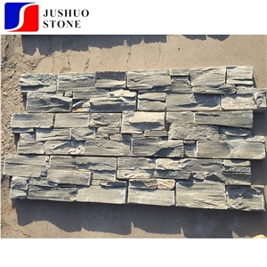 Natural Sesame Grey Loose Ledge Culture Slate for Wall Cladding Decor