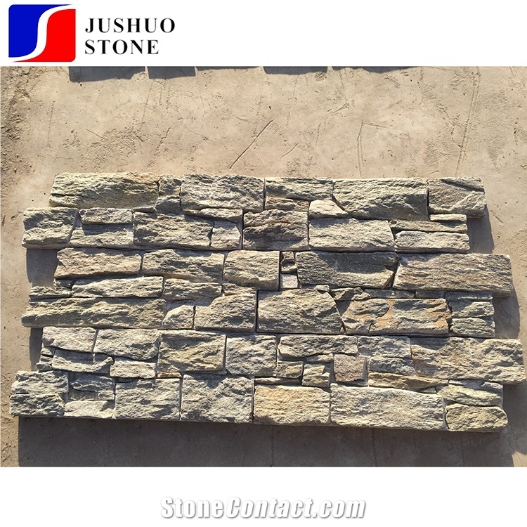 Natural Sesame Grey Loose Ledge Culture Slate for Wall Cladding Decor
