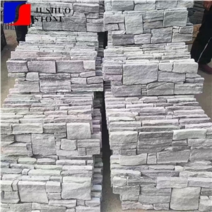 Natural Sesame Grey Loose Ledge Culture Slate for Wall Cladding Decor