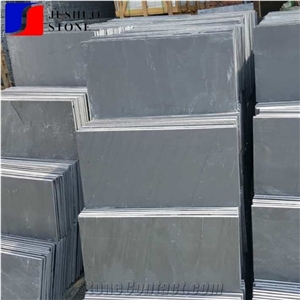 Natural Split Surface Xingzi Factory Price Black Slate Flooring Tiles
