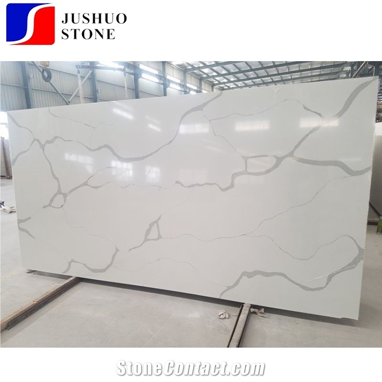 New Calaeatta White Quartz,Marmo Calacatta Blanco Manmade Stone
