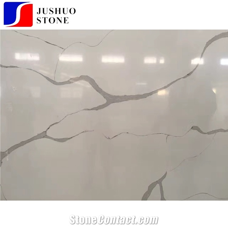 New Calaeatta White Quartz,Marmo Calacatta Blanco Manmade Stone