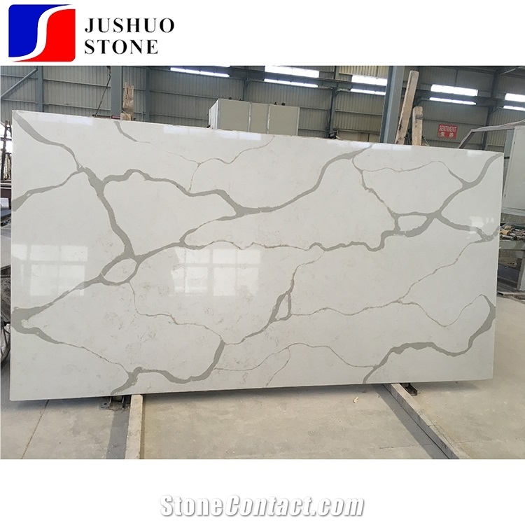 New Calaeatta White Quartz,Marmo Calacatta Blanco Manmade Stone