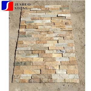 Split Yellow Slate China, Rustic Ledge Stone,Rust Slate Exterior & Interior Wall