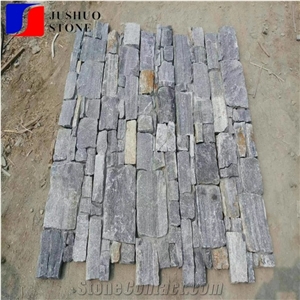 Wall Decor Exposed Wall Stone Pool Waterfall China Grey Slate