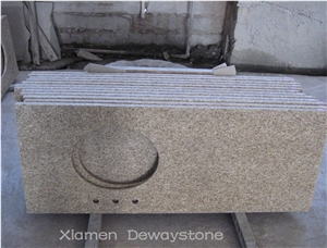 Cheap Big White Flower Granite for Countertop for Bathroom