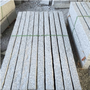 Cheap Flamed White Granite G603 for Paving Small Cube Stone