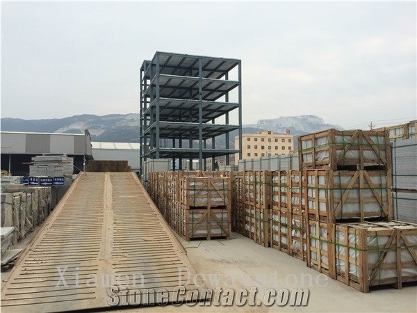 G654 Granite Dark Grey Flamed,Sawn Cut Paving /Cube Building Stone