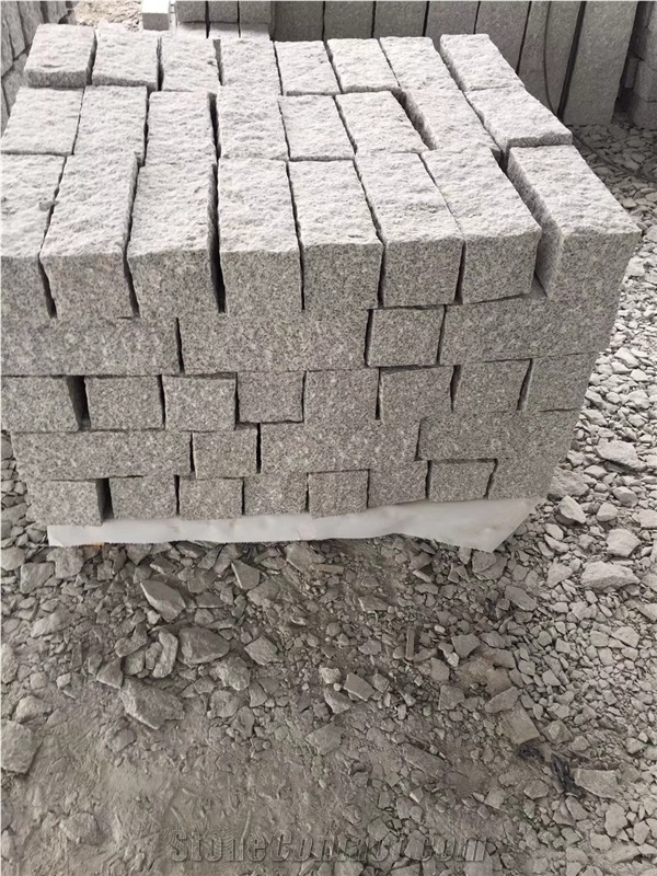 Light Grey Cheap G603 Exterior Granite Paver for Park Driveway Pavers