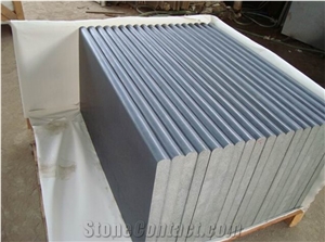 China Black Basalt L Shaped Swimming Pool Coping Paver,Flooe Stepping Exterior Stone for Custom