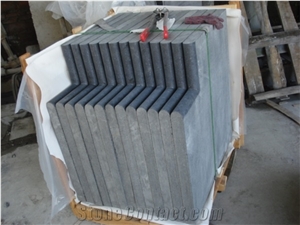 China Black Basalt L Shaped Swimming Pool Coping Paver,Flooe Stepping Exterior Stone for Custom