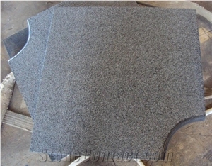 China Black Basalt L Shaped Swimming Pool Coping Paver,Flooe Stepping Exterior Stone for Custom