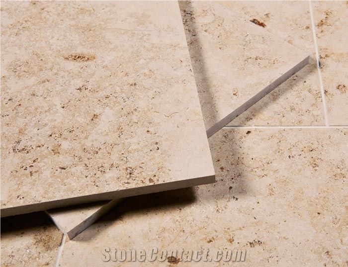 Jura Beige Limestone Wall Panel Tile,German Cream Honed Floor Covering Pattern