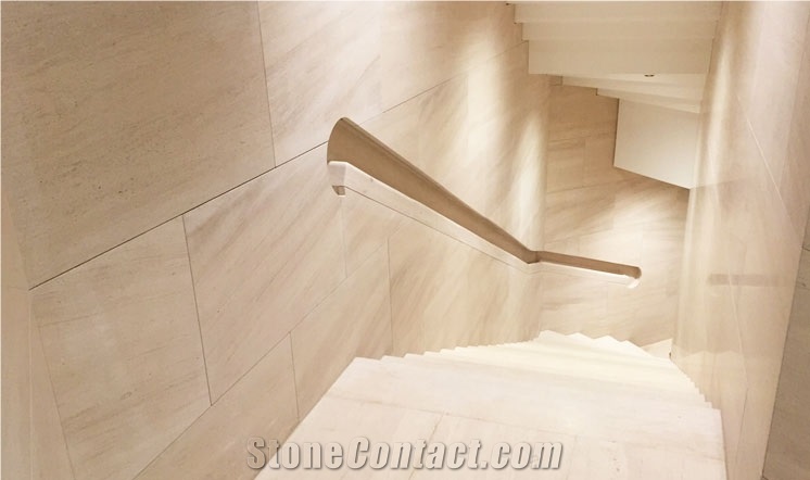 Moca Cream Limestone Bathroom Countertops,Bath Top,Beige Stone Vanity Top Hotel Project Customized Gofar