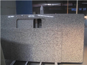 Spray White Wave Granite China Grey Kitchen Islands Top,Countertop Custom