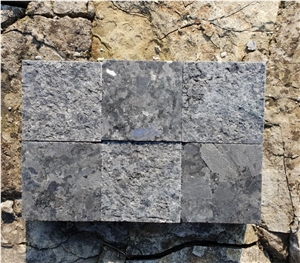 Galactic Blue Labradorite Cobble Stone with Waterjet Finish