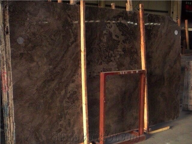 Narcisse Travertine Slabs & Tiles, Turkey Brown Travertine