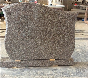 G664 Granite European Style Headstone