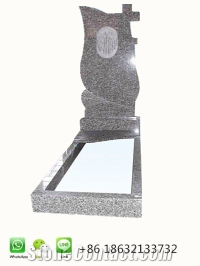 Shanxi Black Rectangle Upright Tombstone