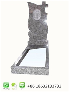 Shanxi Black Rectangle Upright Tombstone