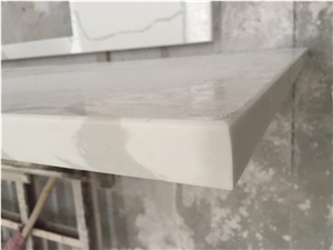 Engineered Stone Calacatta White Looks Quartz Slab