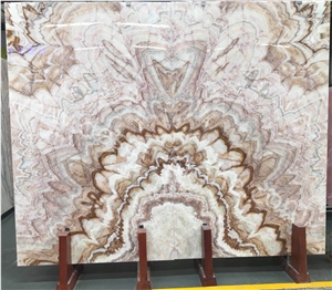 Beige Rainbow/Persian Rainbow/Dragon Jade Onyx Stone Slabs&Tiles Jumbo