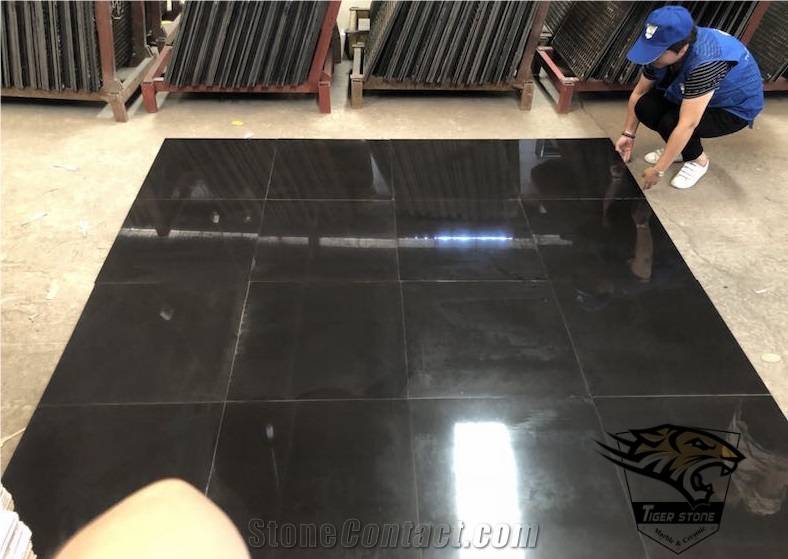 S6808 Super Black / Porcelain Floor Tiles