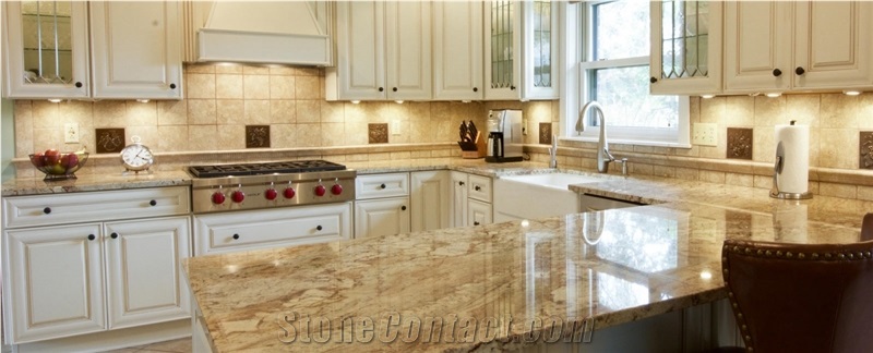 Gazel Valley Yellow Granite Diy Countertop & Island Top
