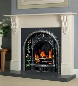 Marble Composition Diy Firepalce F004