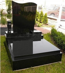 Black Granite Rectangular Monument Black Granite Rectangular Monument