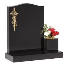 Black Granite Rectangular Monument