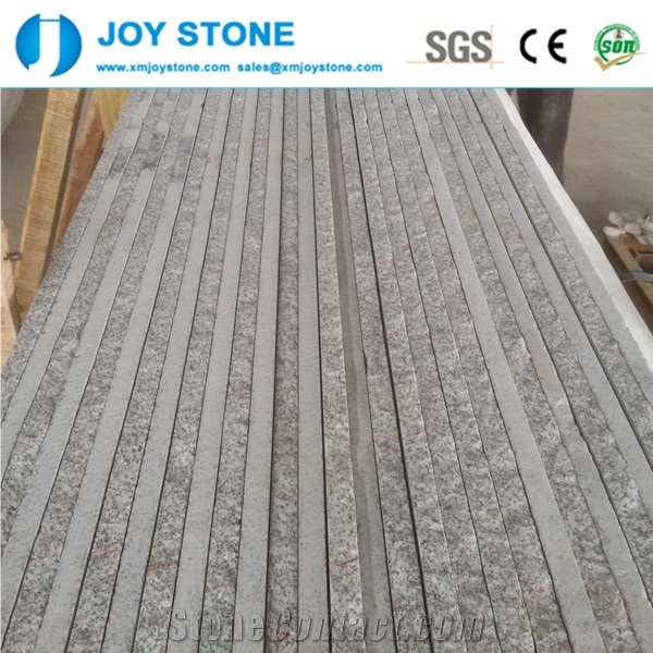 Cheap Flamed Fire Finish G603 Bianco Crystal Grey Granite Slabs Tiles