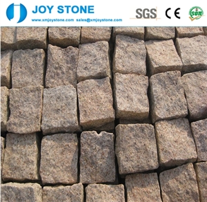 Cheap Natural Split Yellow Rusty Granite G682 Paving Cube Stone Floor