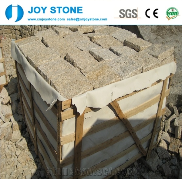 Cheap Natural Split Yellow Rusty Granite G682 Paving Cube Stone Floor