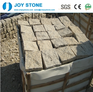 Cheap Natural Split Yellow Rusty Granite G682 Paving Cube Stone Floor