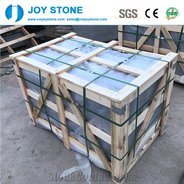 Cheap Price Flamed 24"X24" China Black Granite Stone Floor Tiles