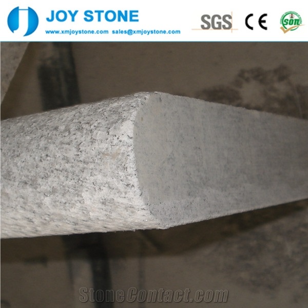 Flamed Padang Light New G603 Granite Full Bull Nose Edge Stair Tread