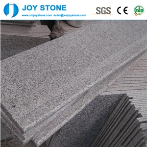 Flamed Padang Light New G603 Granite Full Bull Nose Edge Stair Tread