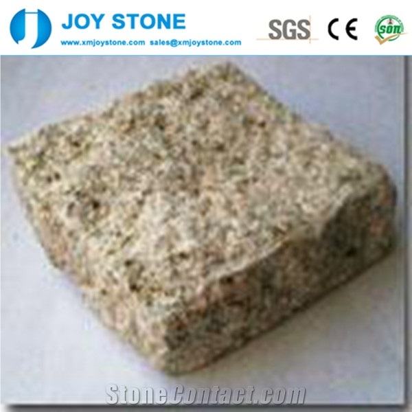 G682 Rusty Yellow Granite Cubestone Cheap Price Standard Size
