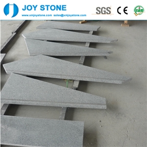 Germany Style Custom Design Polished G603 Bianco Crystal Granite Steps