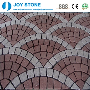 High Quality Dayang Red Porphyry Granite Flamed Garden Patio Pavements