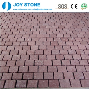 High Quality Dayang Red Porphyry Granite Flamed Garden Patio Pavers