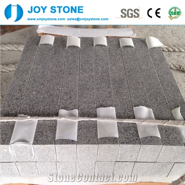 Whole Sale Cheap G603 Sesame Grey Granite Park Road Stone Kerbstone