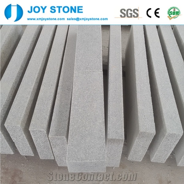 Whole Sale New G603 Light Grey Granite Flamed Park Kerbstone Curbstone